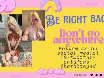bardoteyed from Chaturbate is Freechat