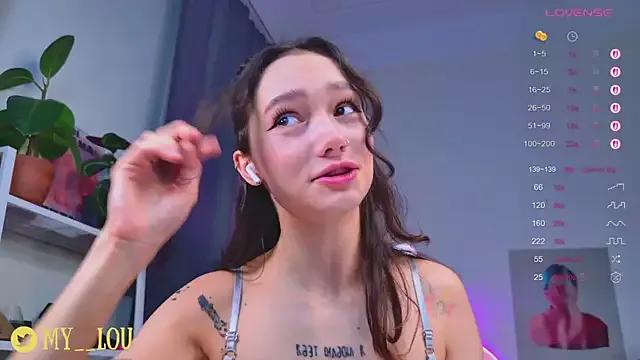 StripChat MyLoulaby is Freechat MyLoulaby — Cowgirl on 21cm dildo