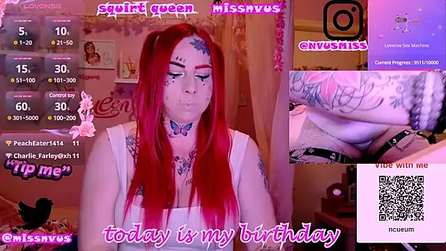 Squirtqueenmissnvus on StripChat